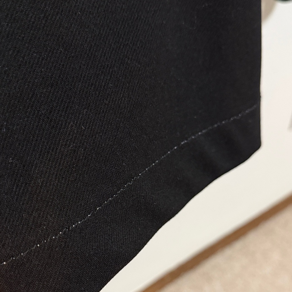 Max Studio Black wide leg crop pants - Picture 4 of 4